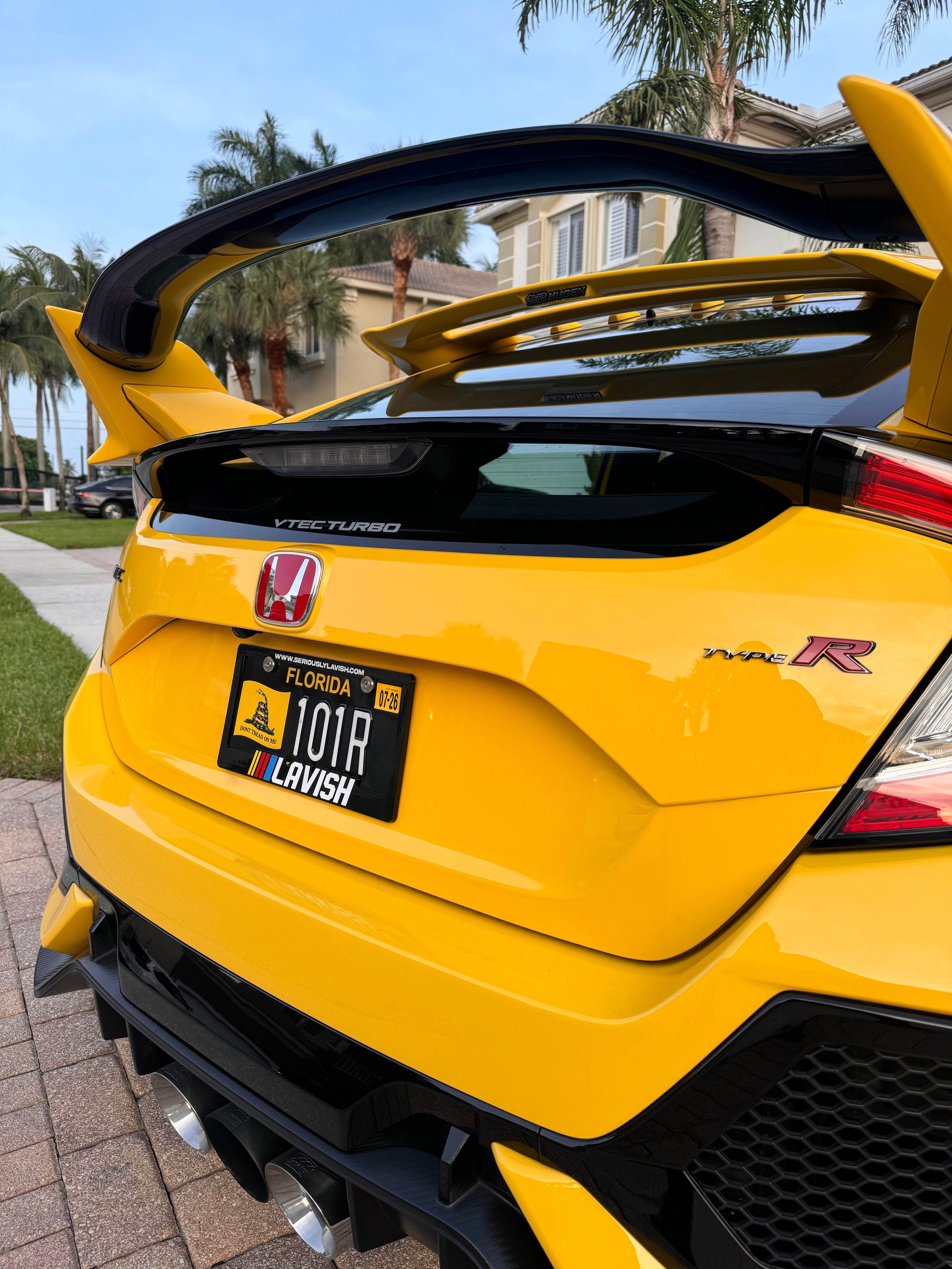 LAVISH X NASCAR PLATE FRAME